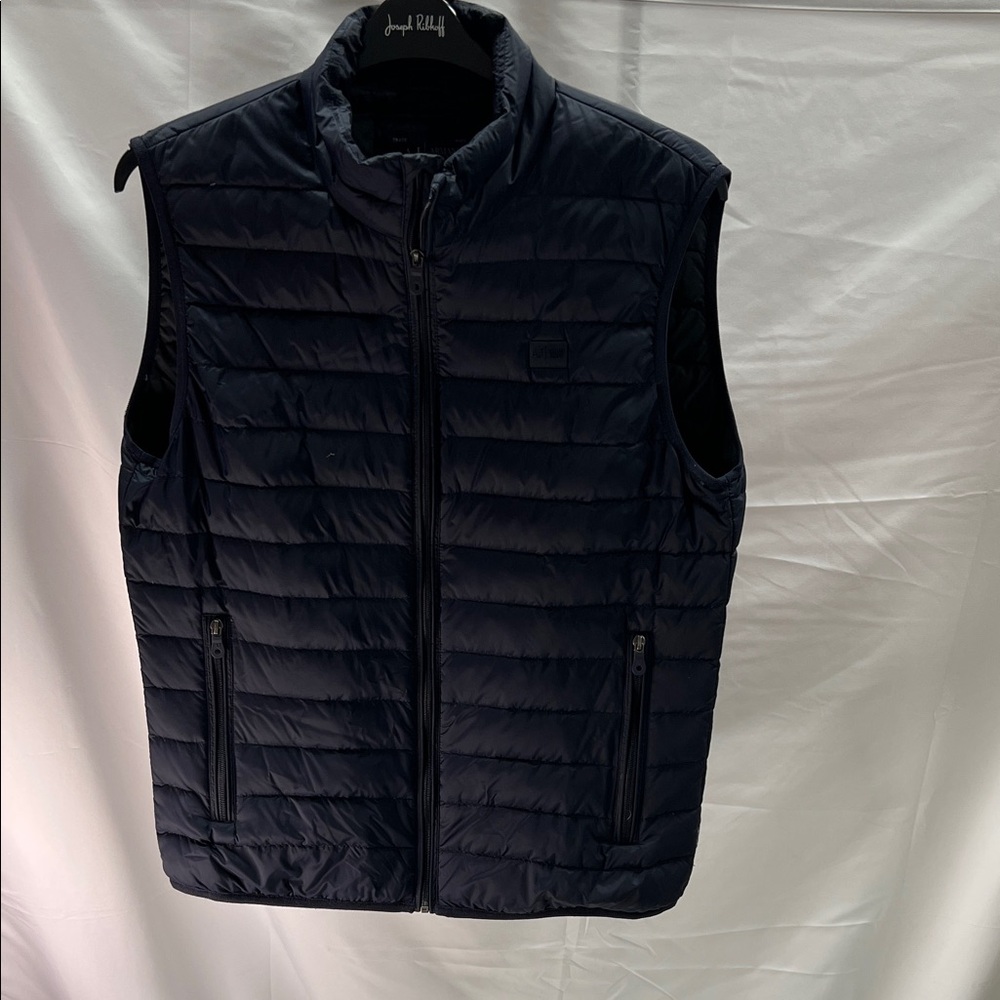 Armani Jeans Navy Quilted Vest